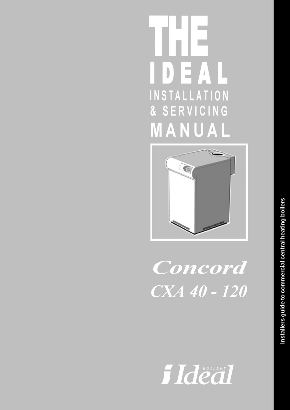 IDEAL CONCORD CXA120 INSTALLATION & SERVICING MANUAL Pdf Download