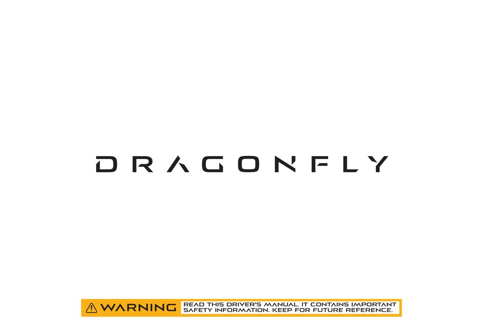DFLY DRAGONFLY DRIVER MANUAL Pdf Download ManualsLib