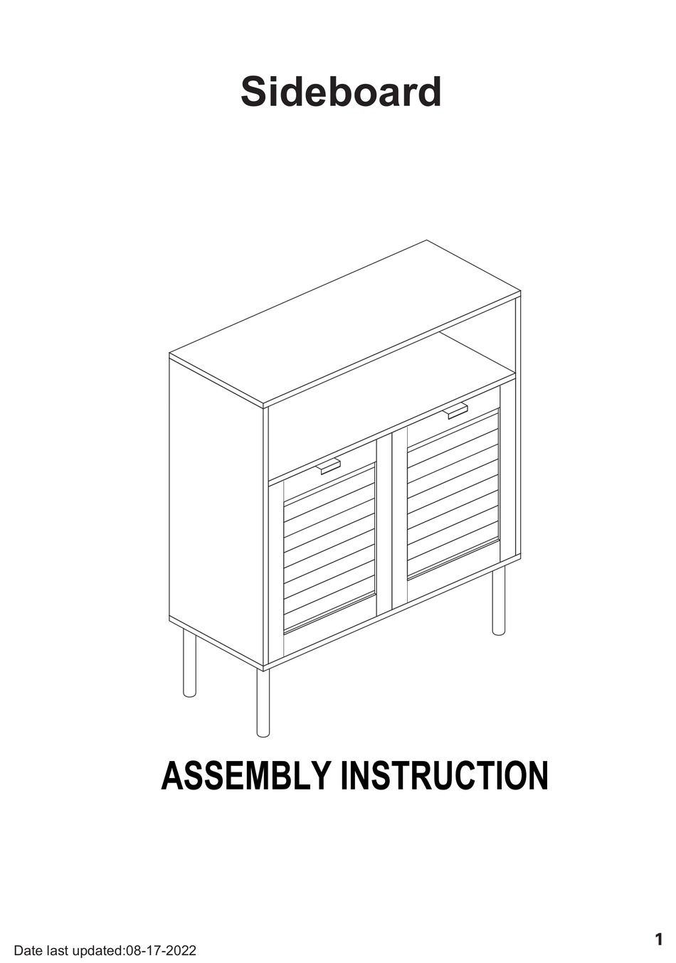 BAXTON STUDIO LCF20202 ASSEMBLY INSTRUCTIONS MANUAL Pdf Download