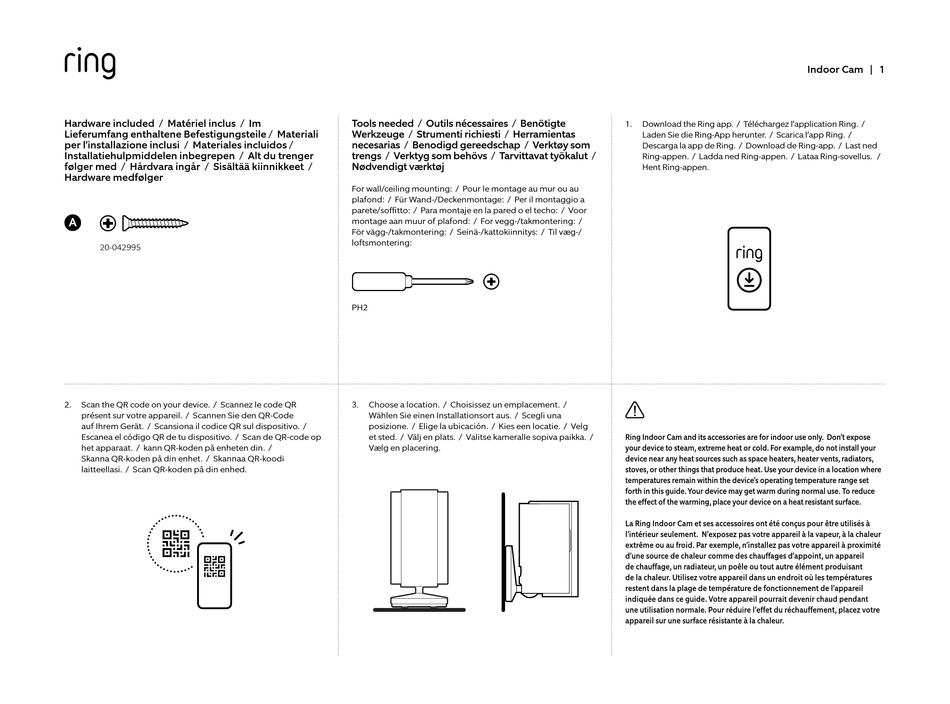 RING INDOOR CAM 2ND GEN MANUAL Pdf Download ManualsLib