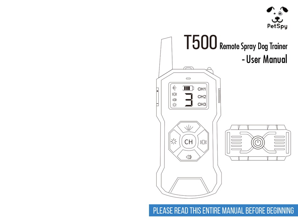 PETSPY T500 USER MANUAL Pdf Download ManualsLib