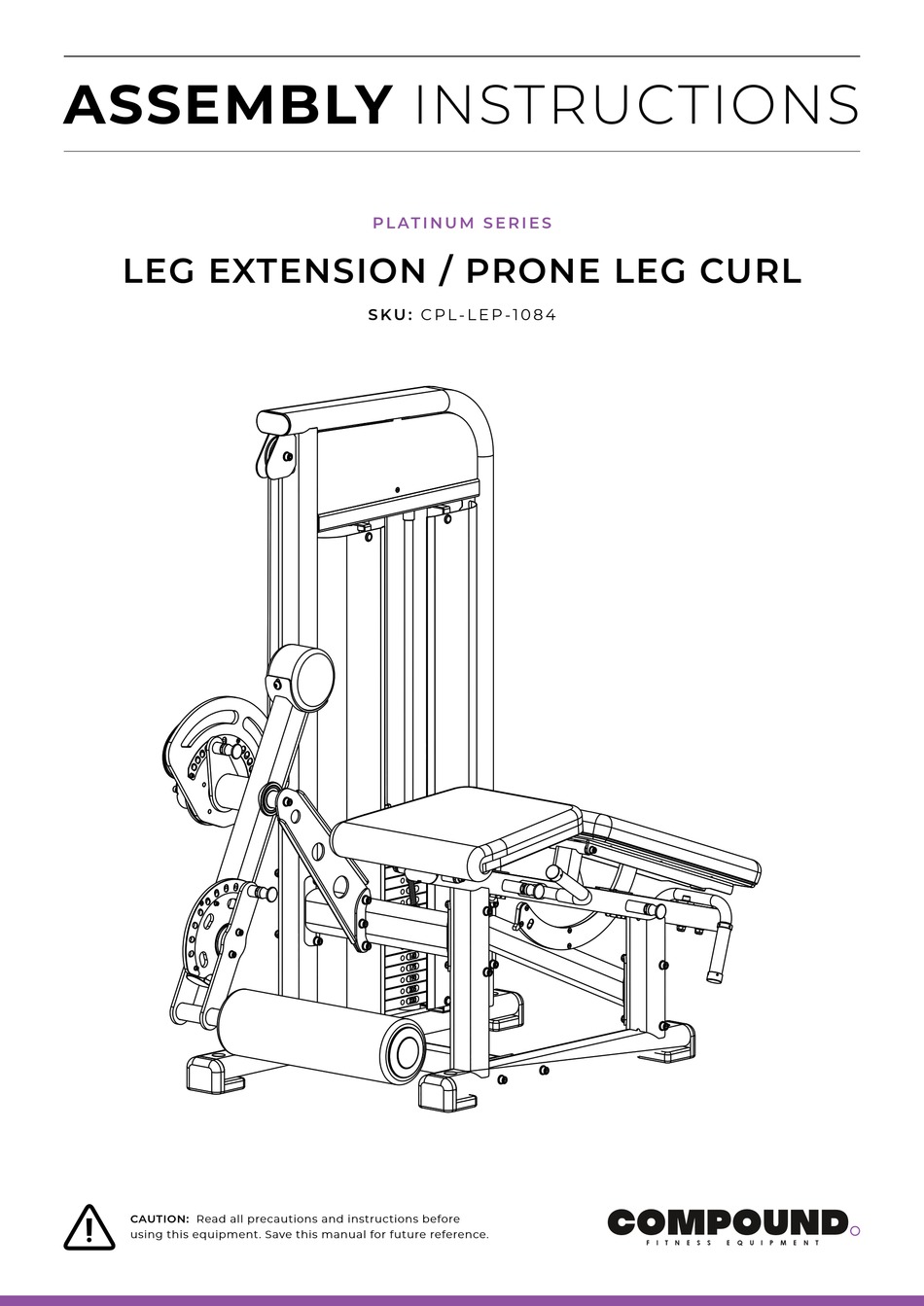COMPOUND PLATINUM SERIES ASSEMBLY INSTRUCTIONS MANUAL Pdf Download