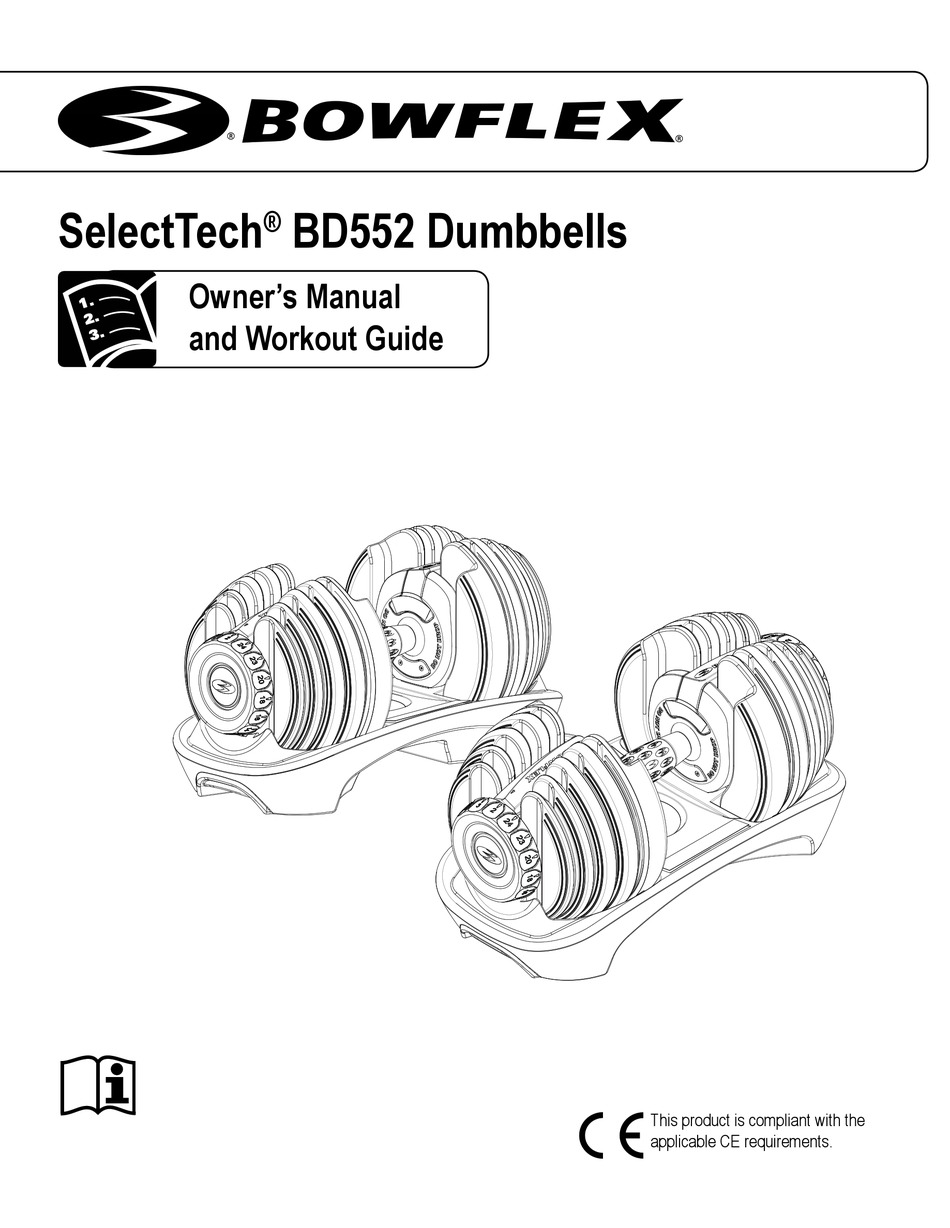 BOWFLEX SELECTTECH 552I OWNER'S MANUAL Pdf Download ManualsLib
