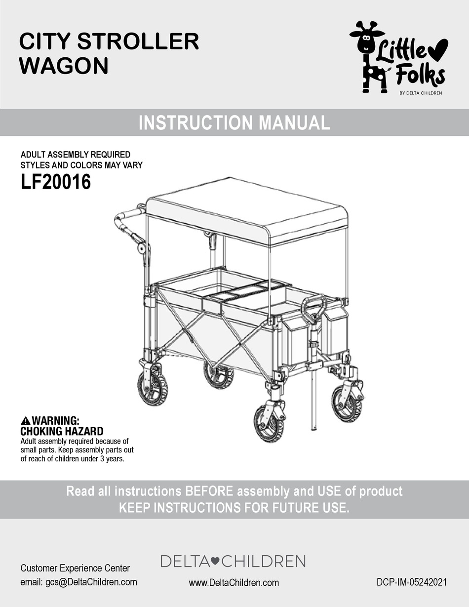 DELTA CHILDREN LITTLE FOLKS LF20016 INSTRUCTION MANUAL Pdf Download