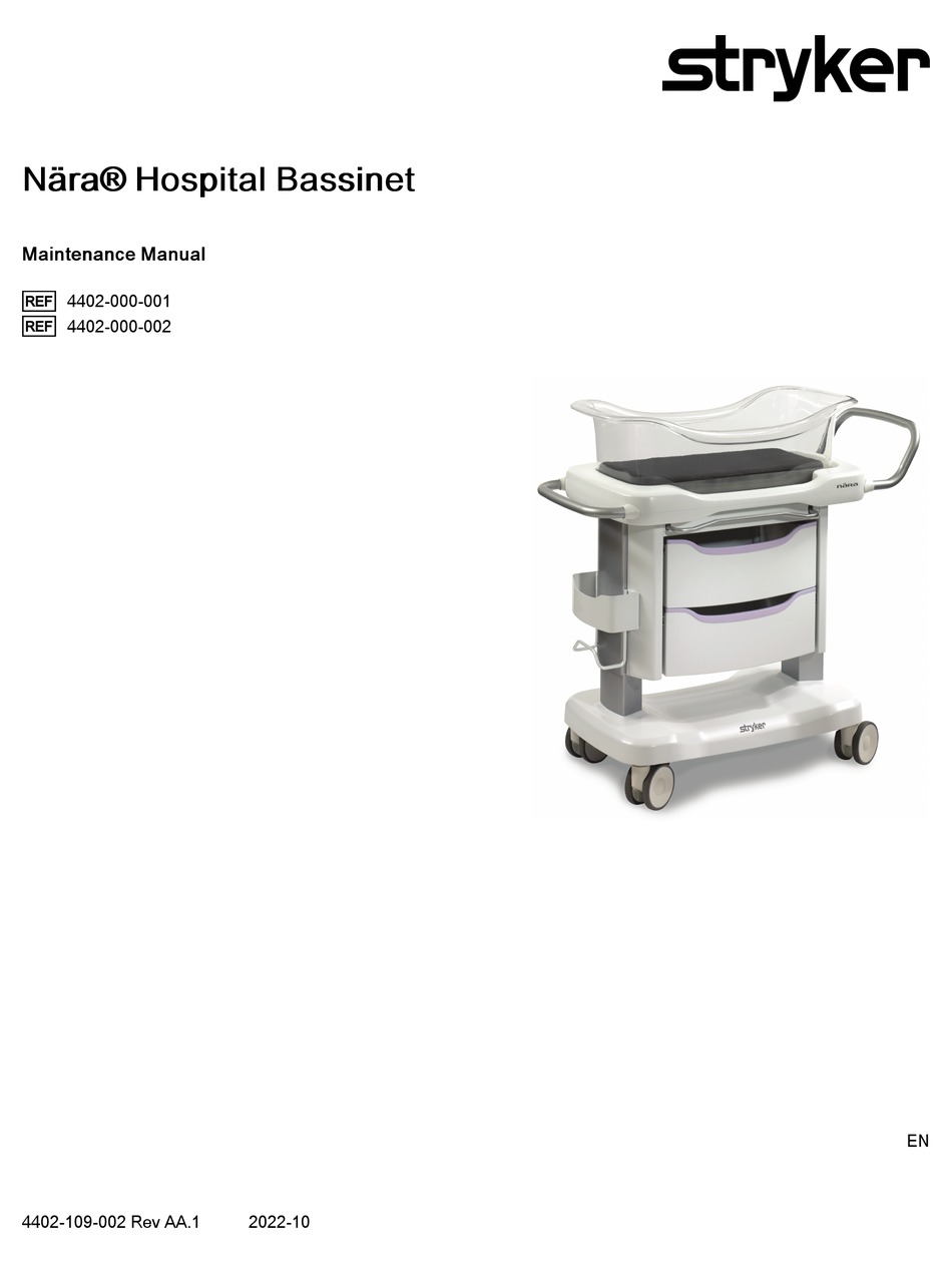 STRYKER NARA 4402109002 MAINTENANCE MANUAL Pdf Download ManualsLib