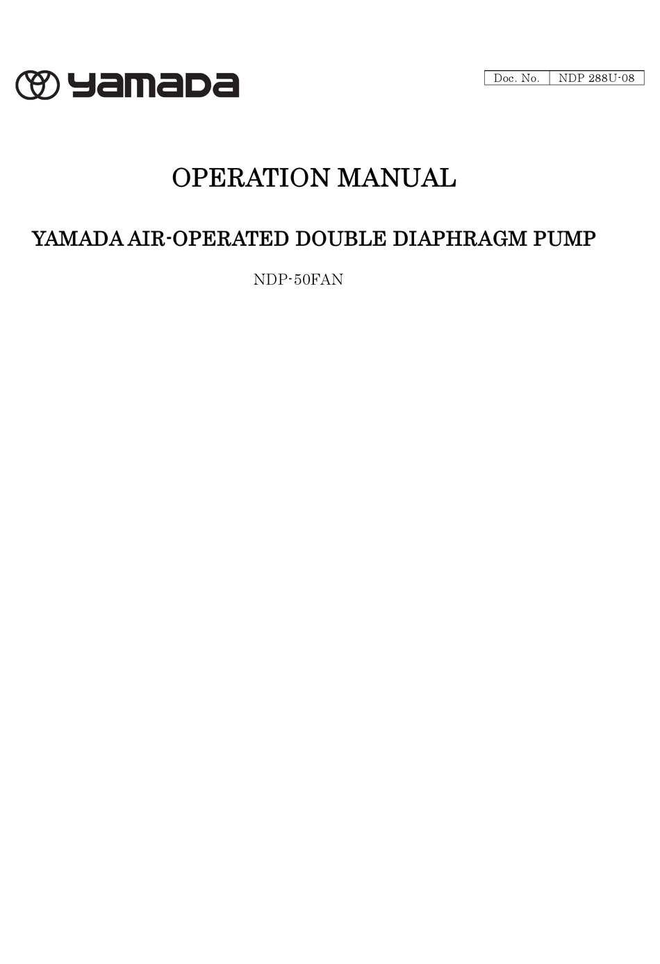YAMADA NDP50FAN OPERATION MANUAL Pdf Download ManualsLib