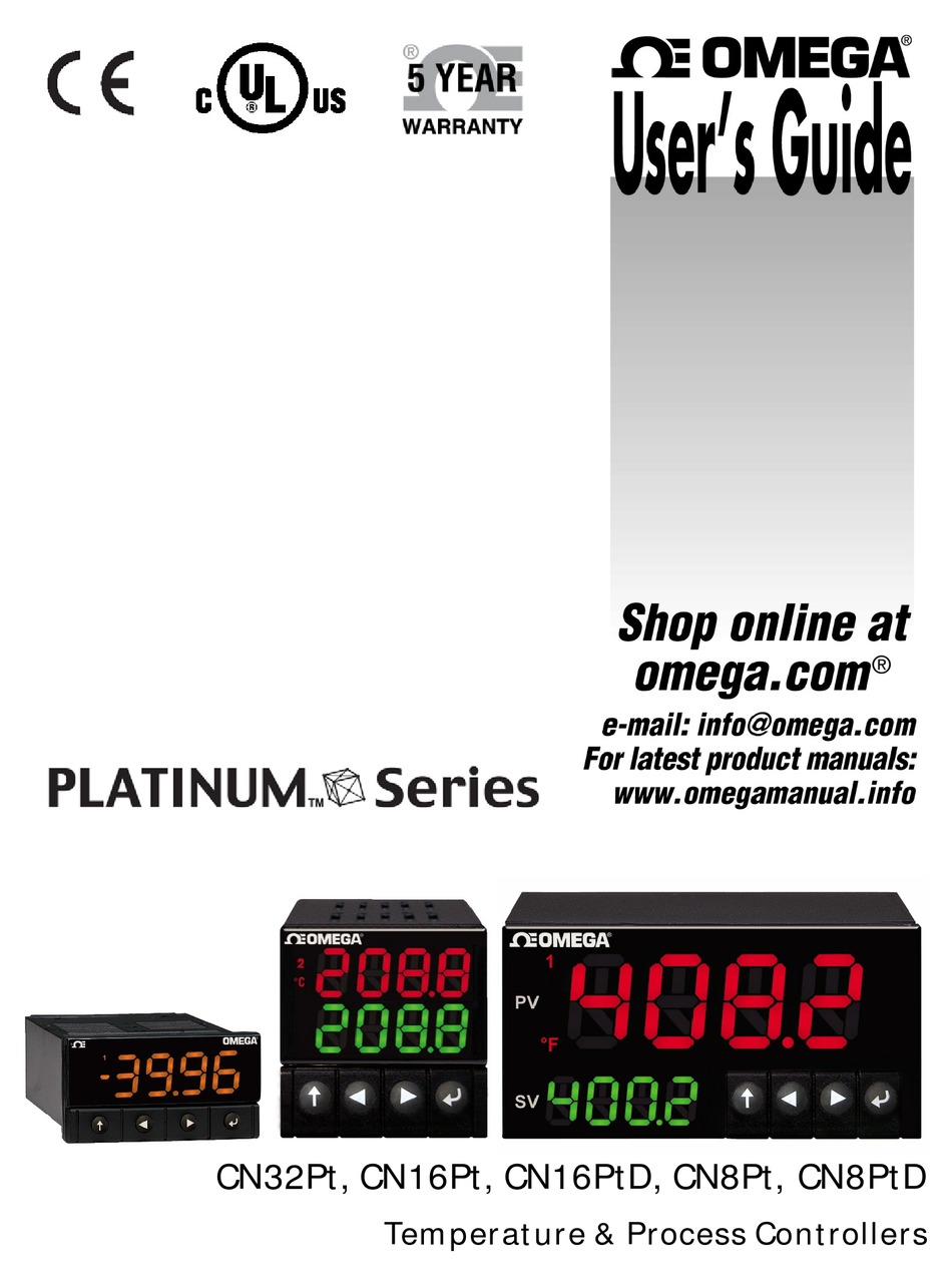 OMEGA CN16PT USER MANUAL Pdf Download ManualsLib