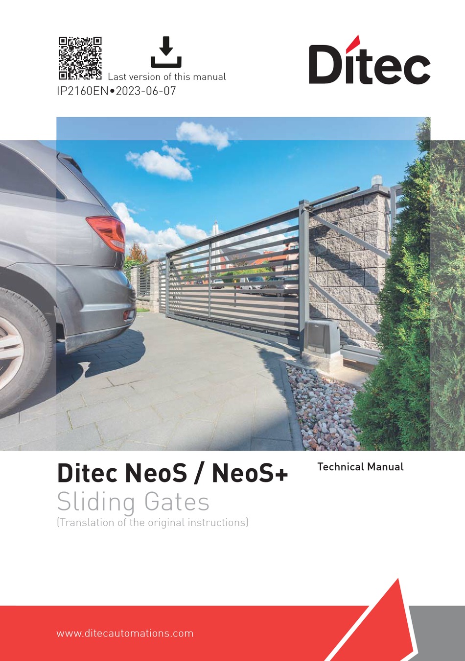 DITEC NEOS TECHNICAL MANUAL Pdf Download ManualsLib