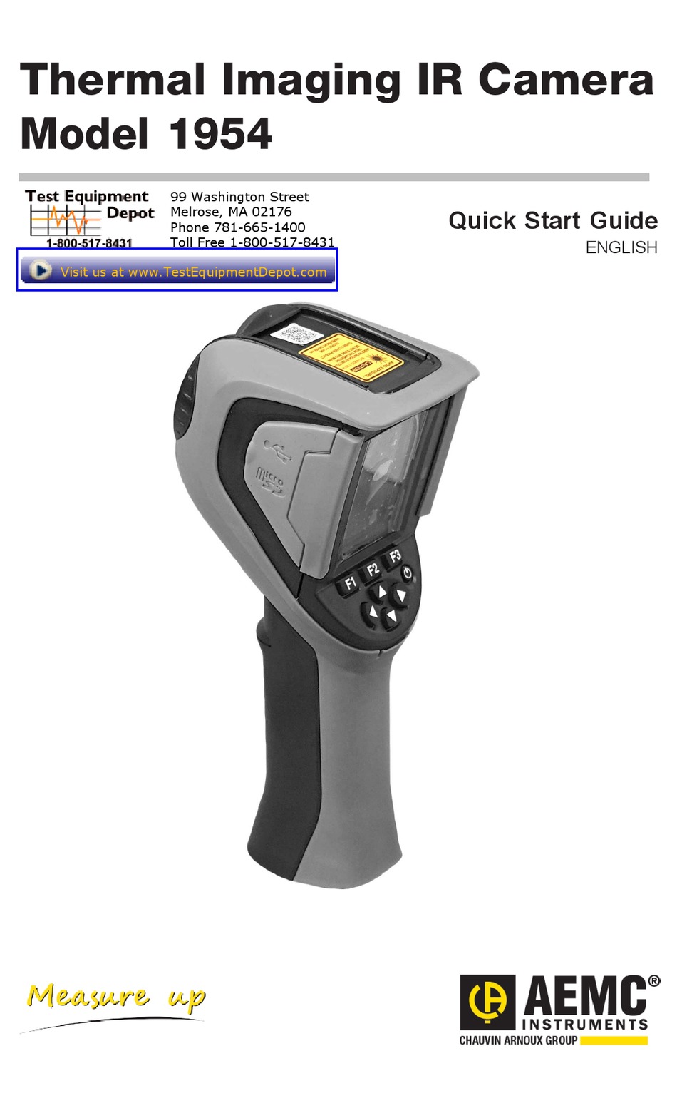 AEMC 1954 QUICK START MANUAL Pdf Download ManualsLib