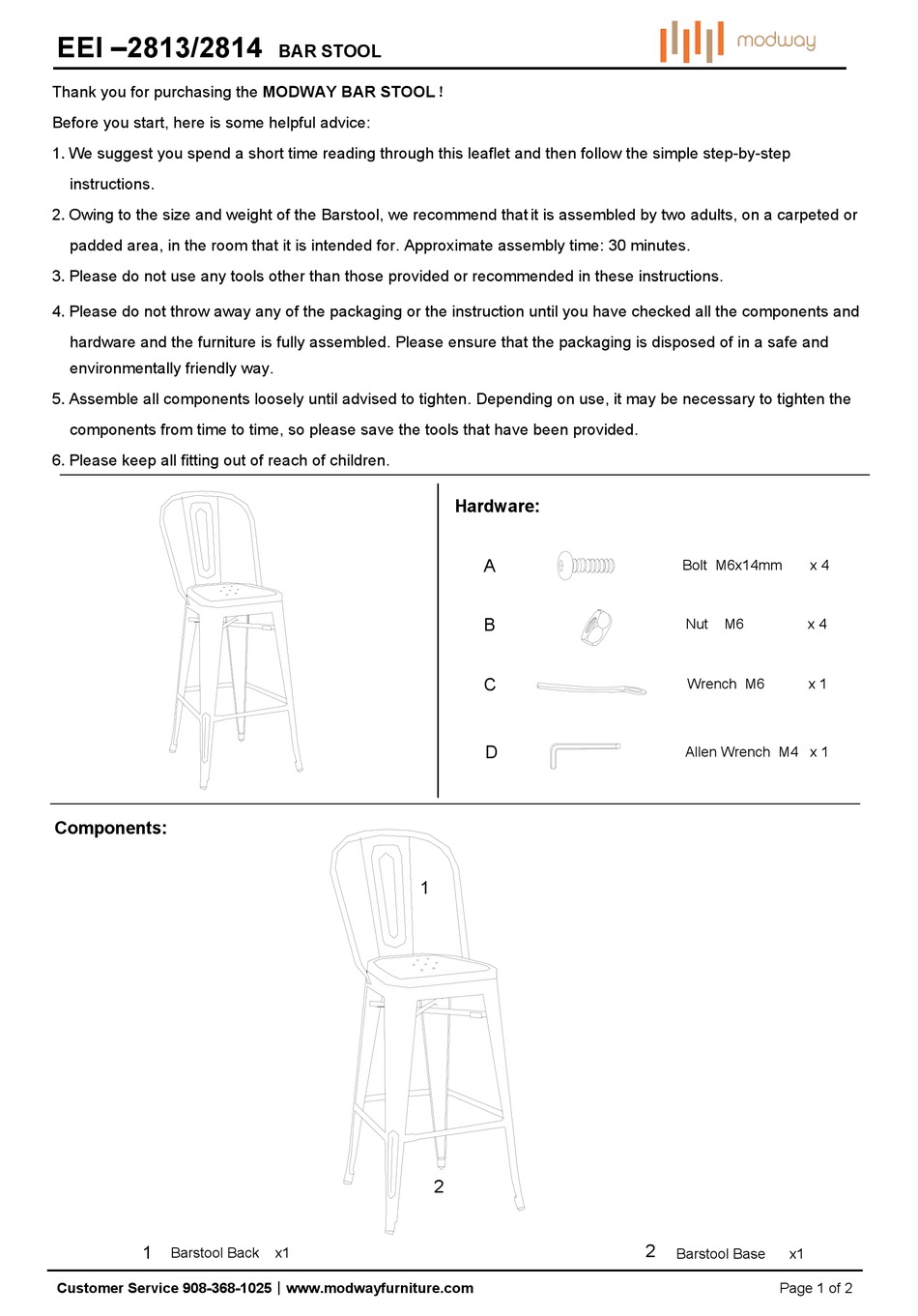 MODWAY EEI2813 MANUAL Pdf Download ManualsLib