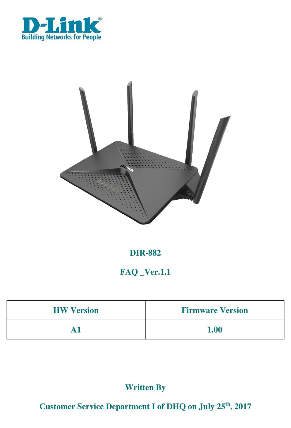 D-LINK DIR-882 MANUAL Pdf Download | ManualsLib