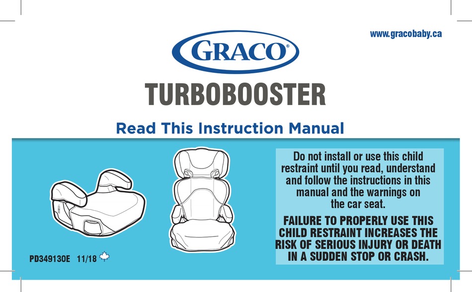 GRACO TURBOBOOSTER PD349130E INSTRUCTION MANUAL Pdf Download ManualsLib