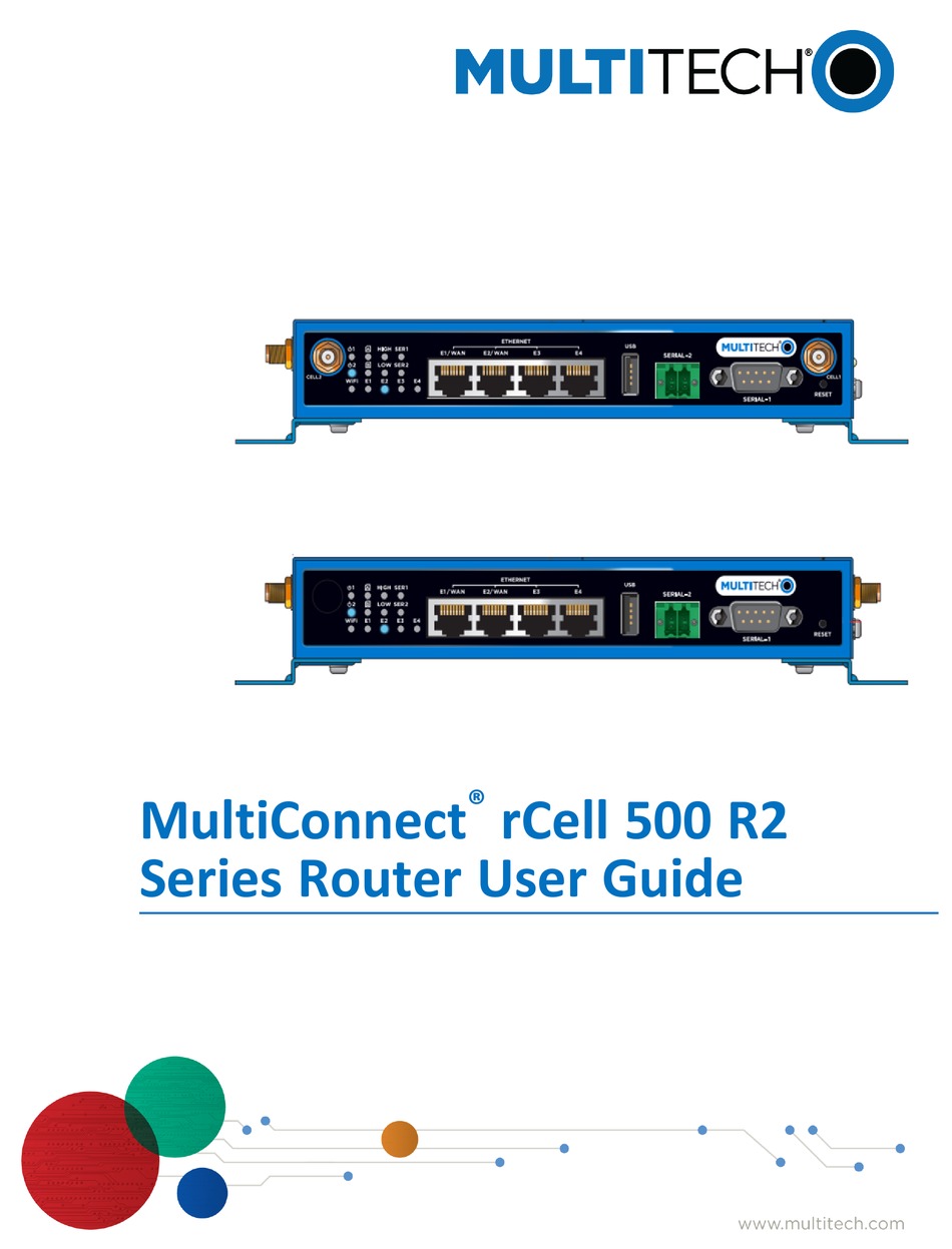 MULTITECH MULTICONNECT RCELL 500 R2 USER MANUAL Pdf Download ManualsLib