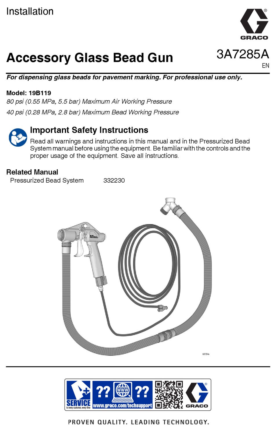 GRACO 19B119 INSTALLATION MANUAL Pdf Download | ManualsLib