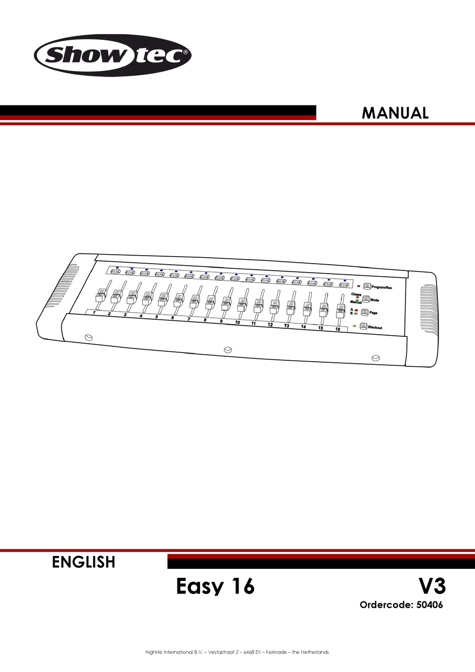 SHOWTEC EASY 16 V3 MANUAL Pdf Download | ManualsLib