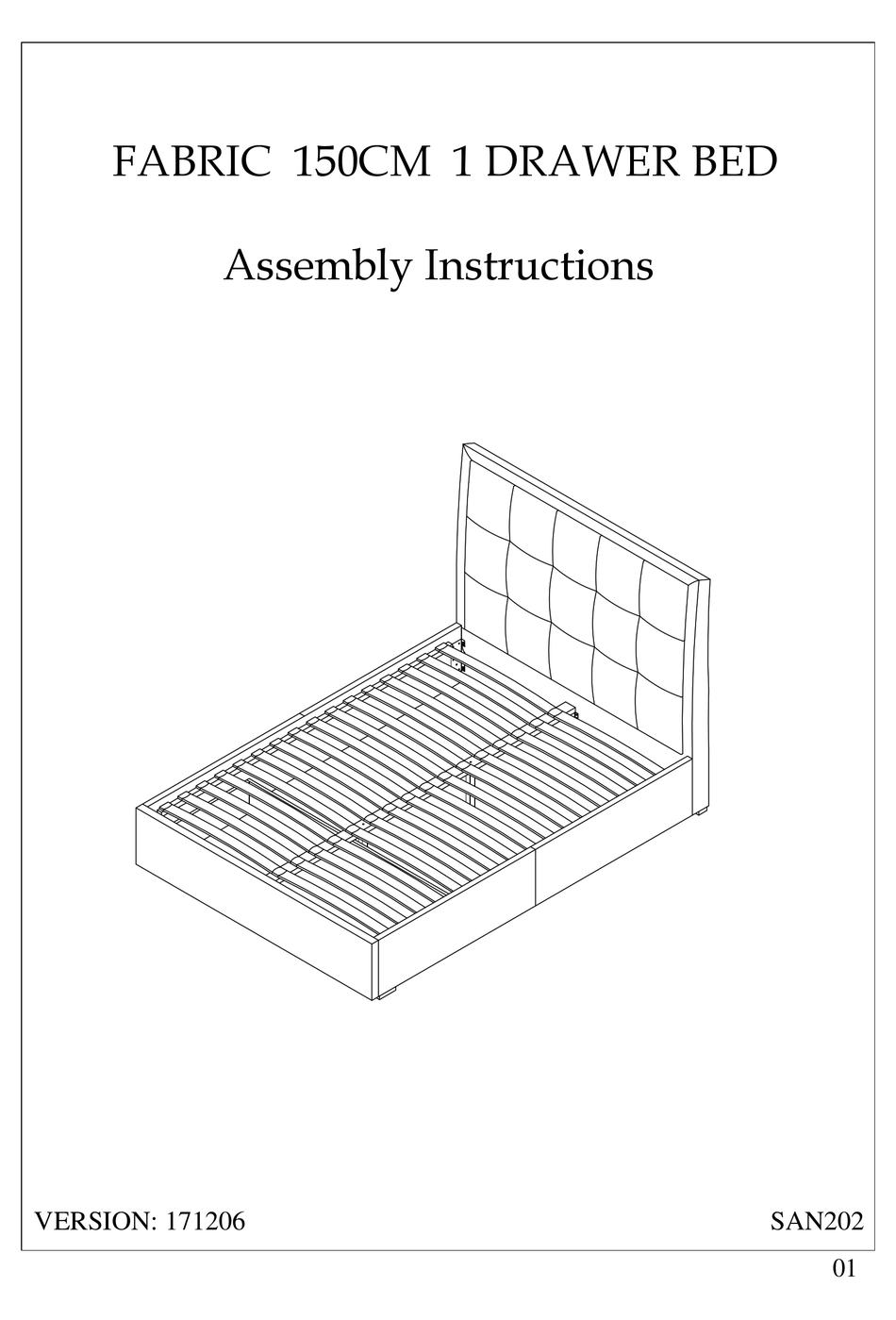 JULIAN BOWEN SAN202 ASSEMBLY INSTRUCTIONS MANUAL Pdf Download ManualsLib