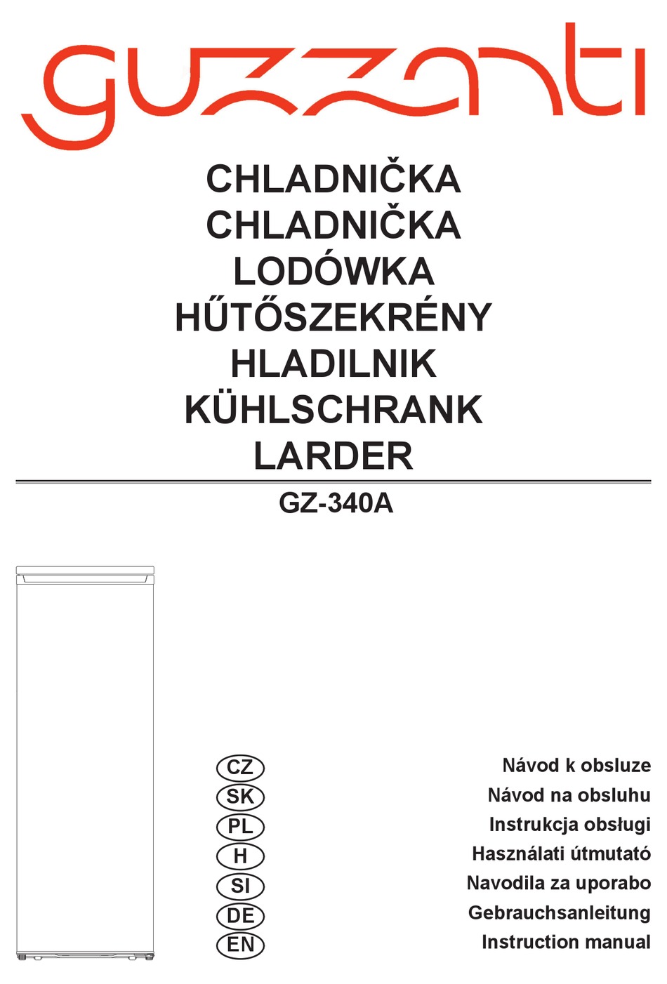 GUZZANTI GZ340A INSTRUCTION MANUAL Pdf Download ManualsLib