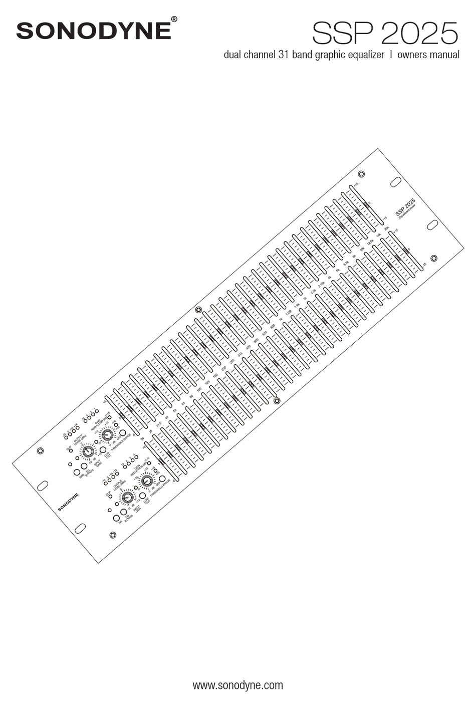 SONODYNE SSP 2025 OWNER'S MANUAL Pdf Download ManualsLib