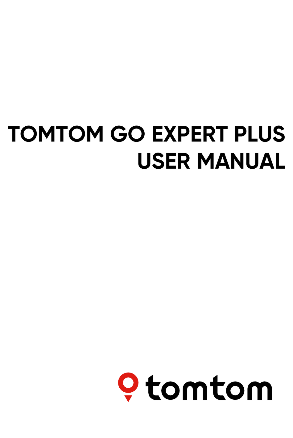 TOMTOM GO EXPERT PLUS USER MANUAL Pdf Download ManualsLib