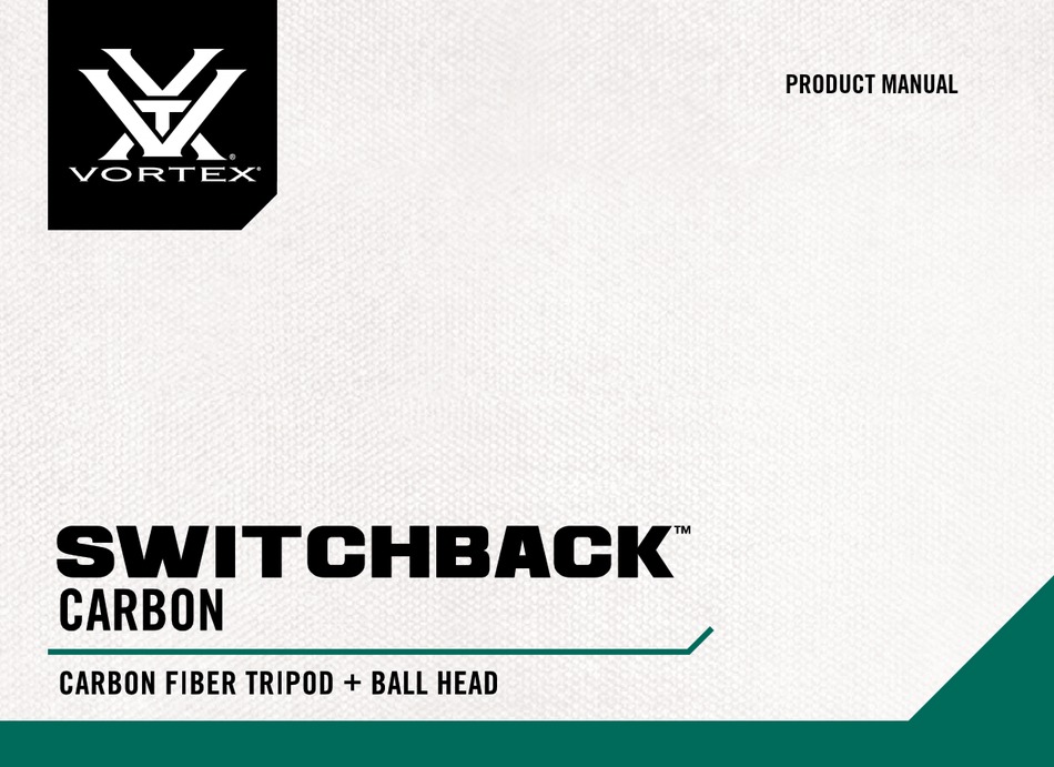 Vortex Switchback Carbon Product Manual Pdf Download Manualslib