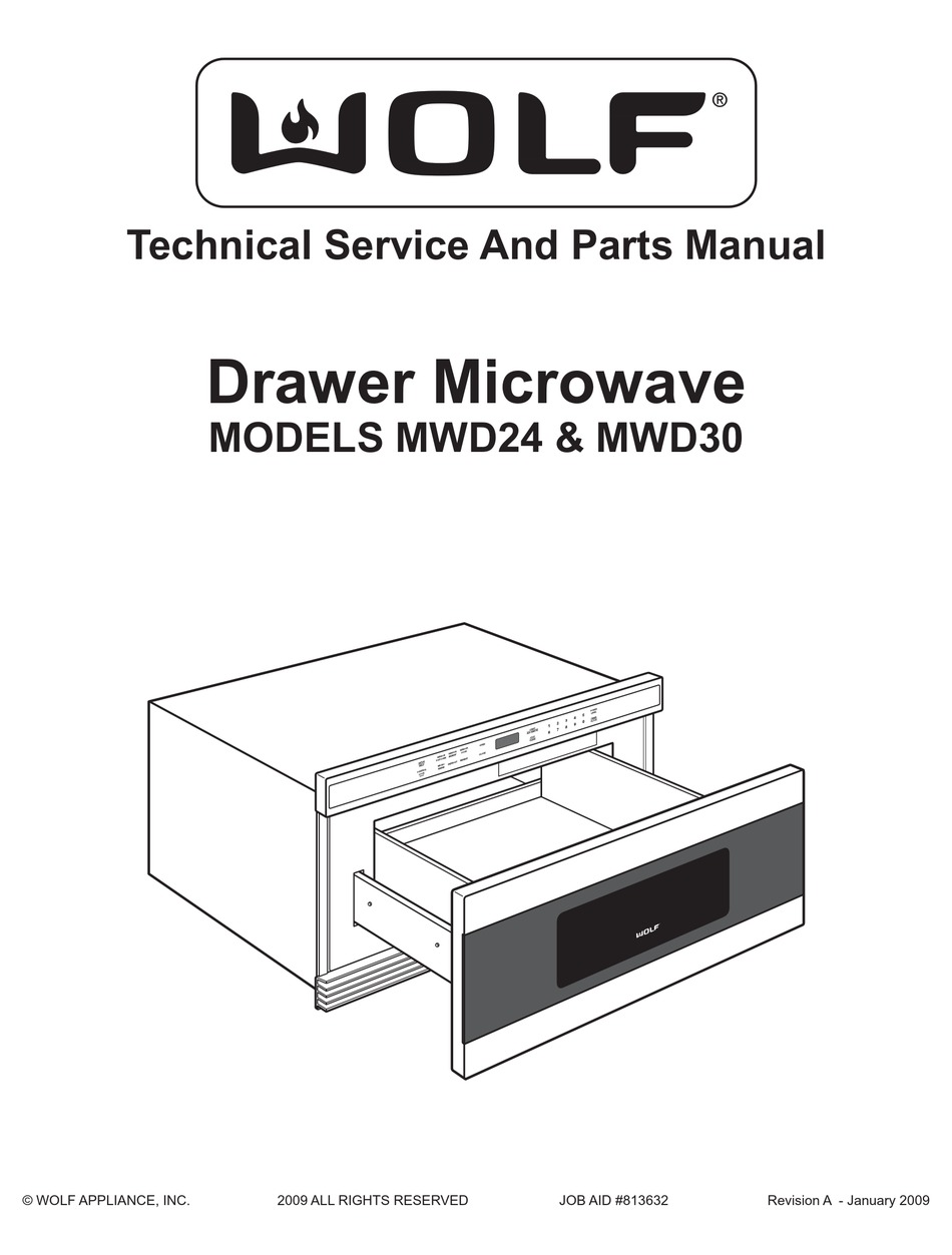 WOLF MWD24 TECHNICAL SERVICE AND PARTS MANUAL Pdf Download ManualsLib