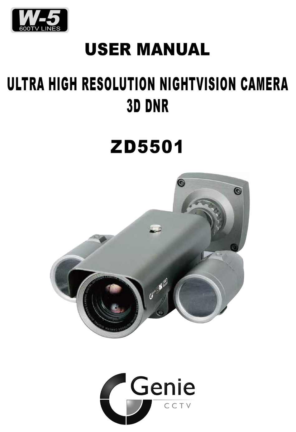 GENIE CCTV ZD5501 USER MANUAL Pdf Download ManualsLib