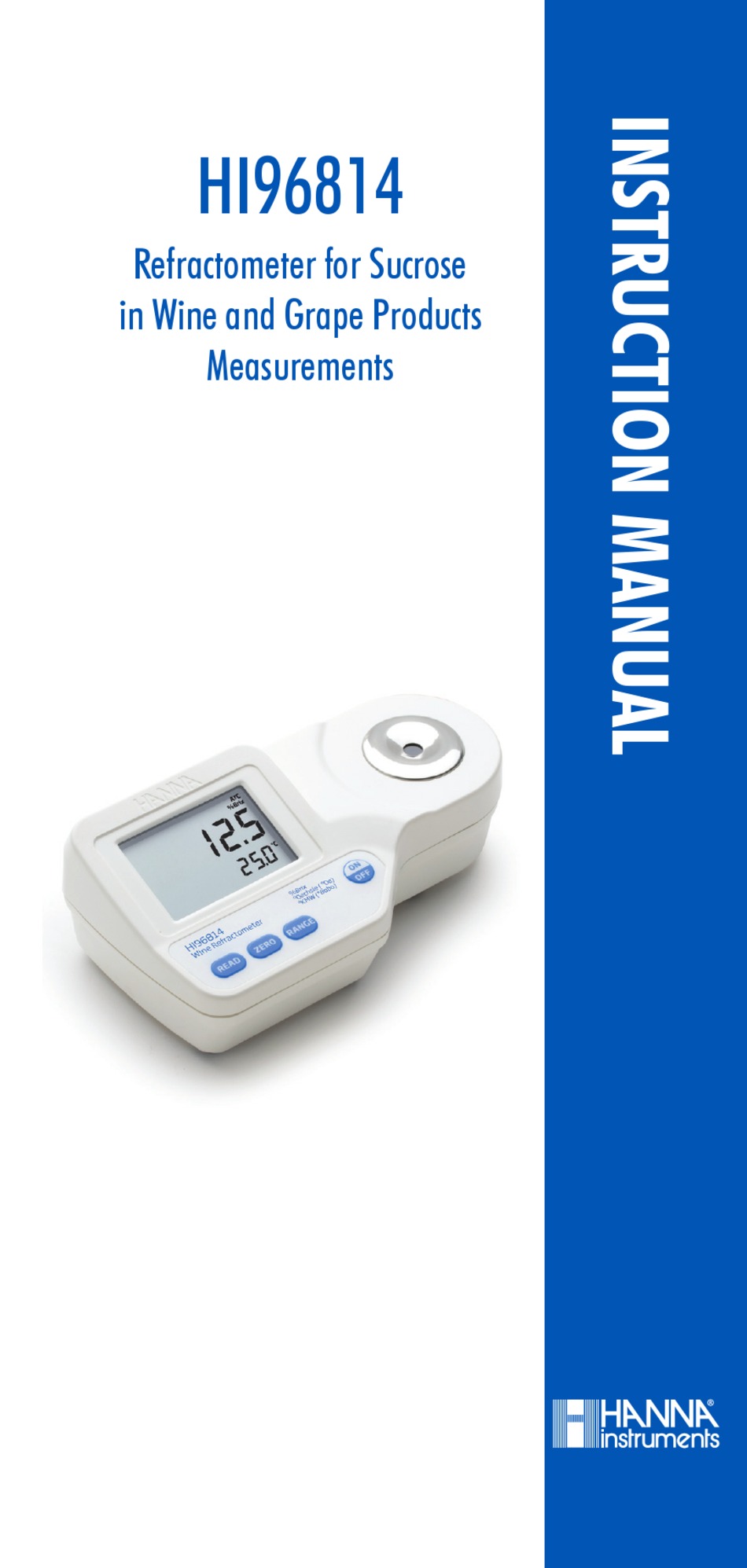 HANNA INSTRUMENTS HI96814 INSTRUCTION MANUAL Pdf Download ManualsLib