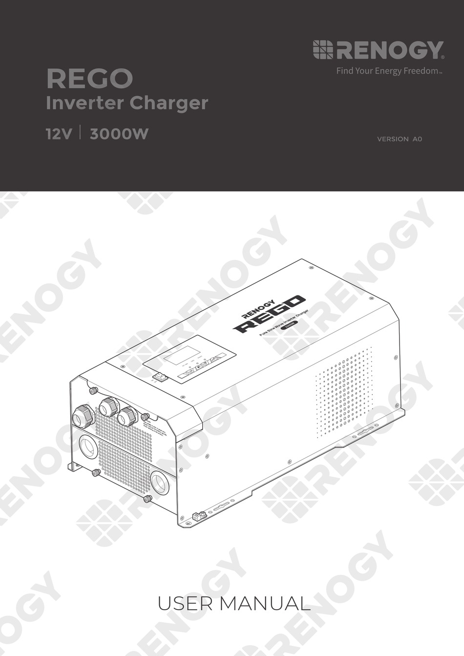 RENOGY REGO USER MANUAL Pdf Download ManualsLib