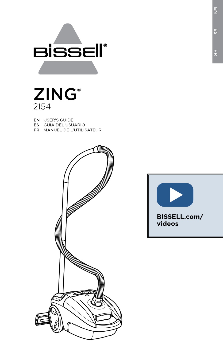 BISSELL ZING 2154 USER MANUAL Pdf Download ManualsLib