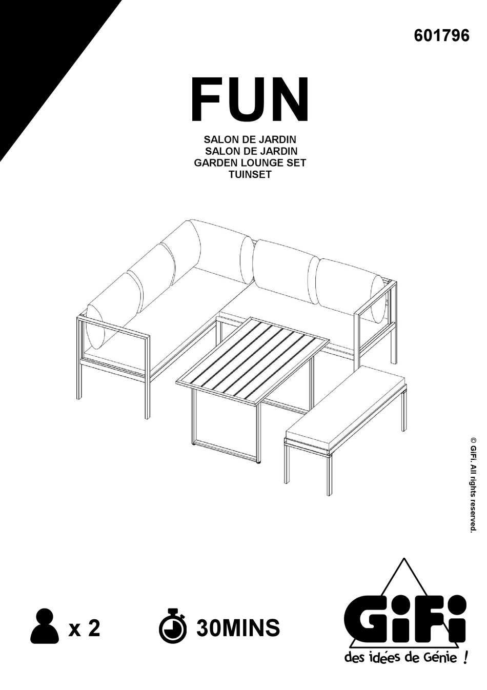 GIFI FUN 601796 MANUAL Pdf Download ManualsLib