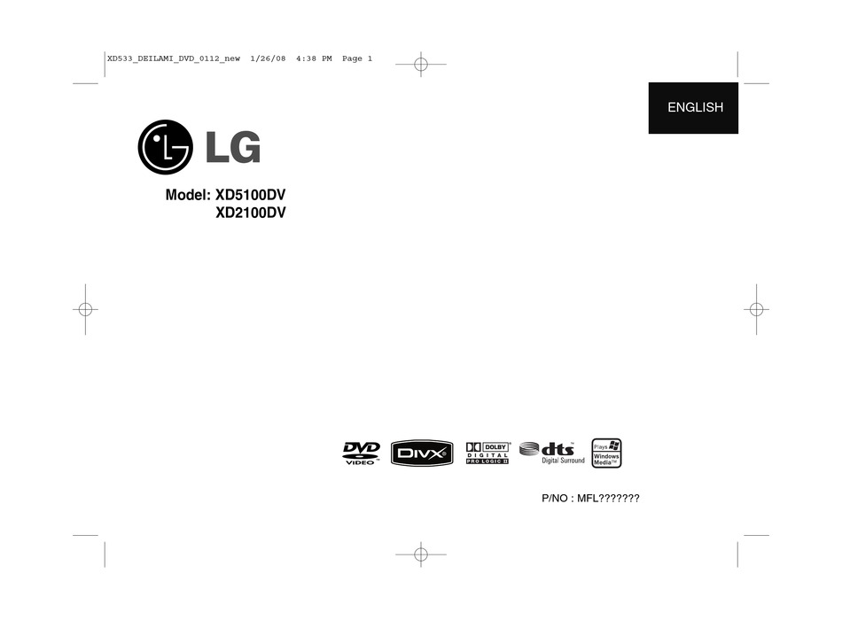 LG XD5100DV MANUAL Pdf Download | ManualsLib