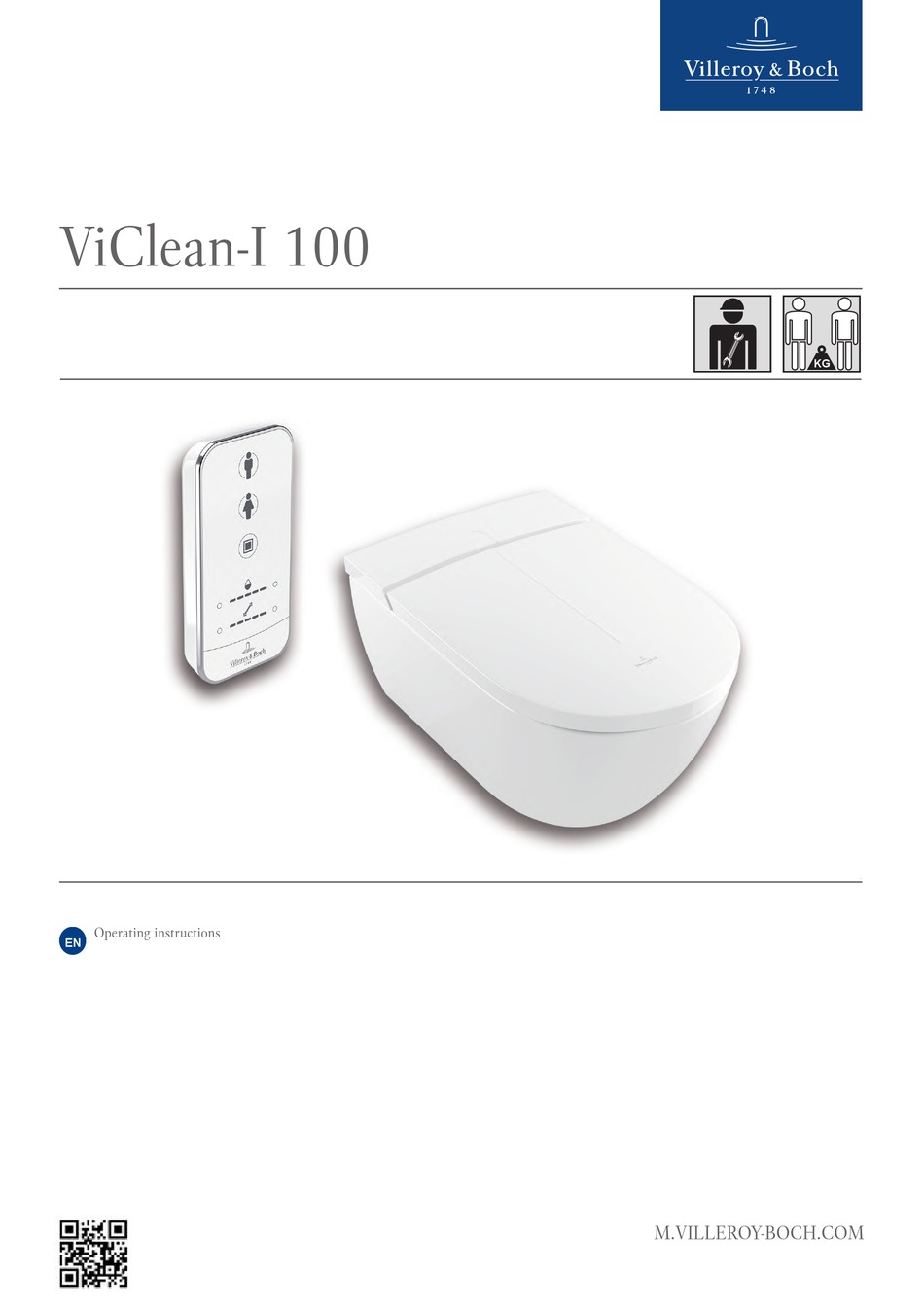 VILLEROY & BOCH V0E100R1 OPERATING INSTRUCTIONS MANUAL Pdf Download ...