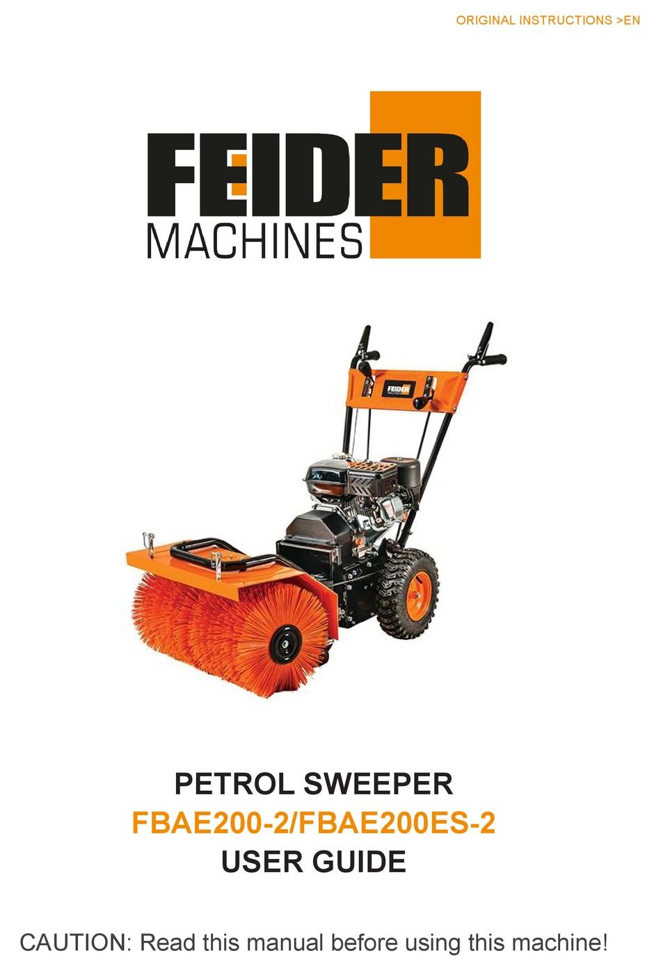 FEIDER MACHINES FBAE200-2 USER MANUAL Pdf Download | ManualsLib