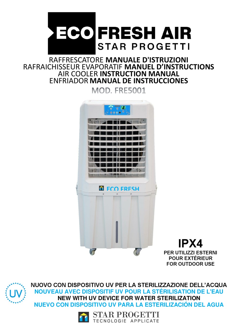 STAR PROGETTI ECO FRESH AIR FRE5001 INSTRUCTION MANUAL Pdf Download