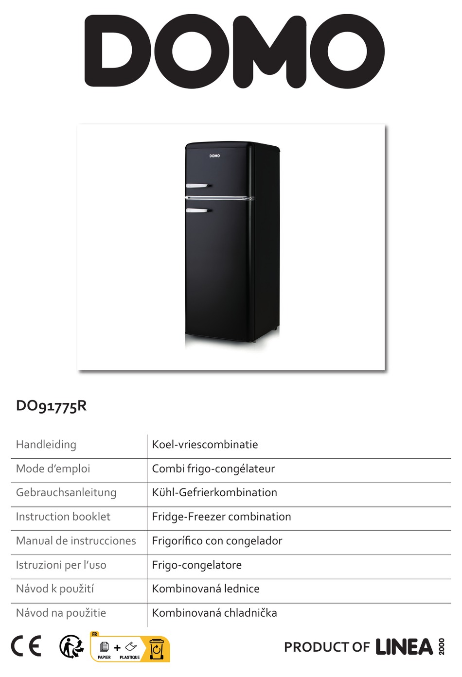Congélateur top 86 L 3 bacs classe E - DOMO DO913DV