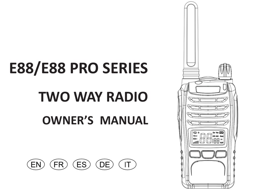 BAOFENG E88 SERIES OWNER