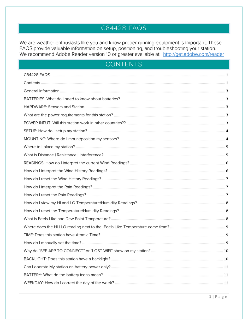 LA CROSSE TECHNOLOGY C84428 FAQS Pdf Download ManualsLib