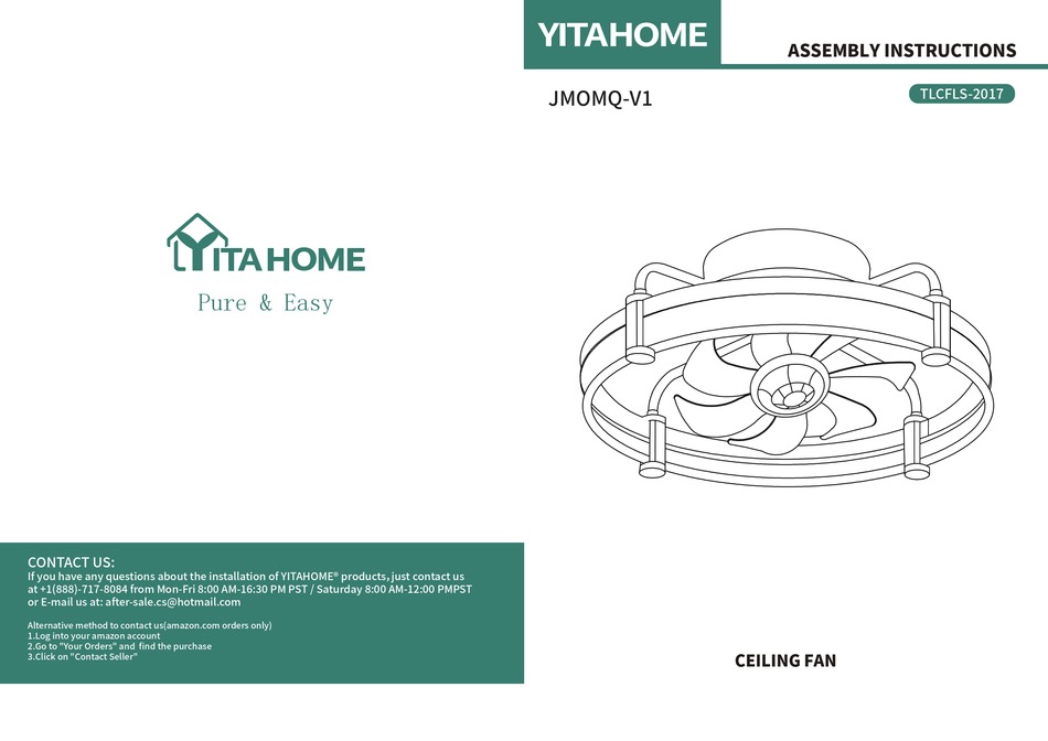 YITAHOME JMOMQV1 ASSEMBLY INSTRUCTIONS Pdf Download ManualsLib