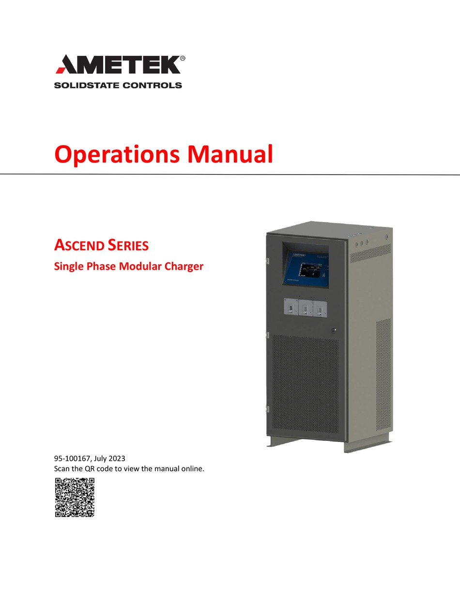 AMETEK ASCEND SERIES OPERATION MANUAL Pdf Download ManualsLib