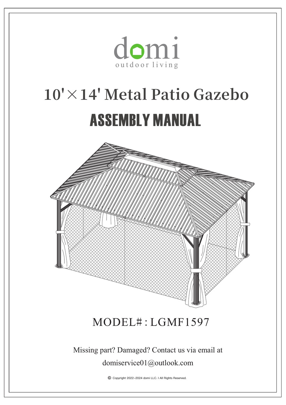 DOMI LGMF1597 ASSEMBLY MANUAL Pdf Download ManualsLib