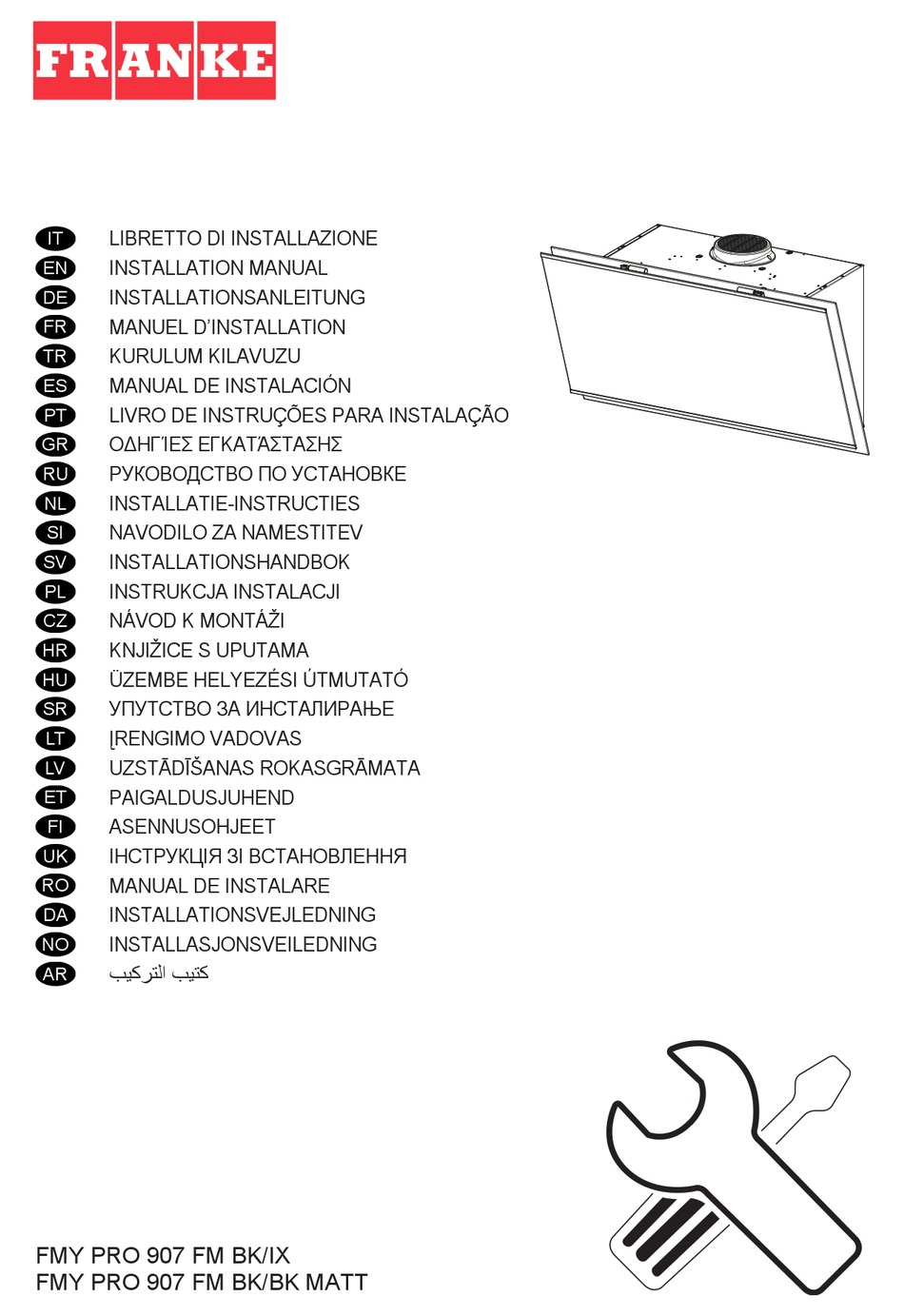 FRANKE MYTHOS PRO FMY PRO 907 INSTALLATION MANUAL Pdf Download ManualsLib