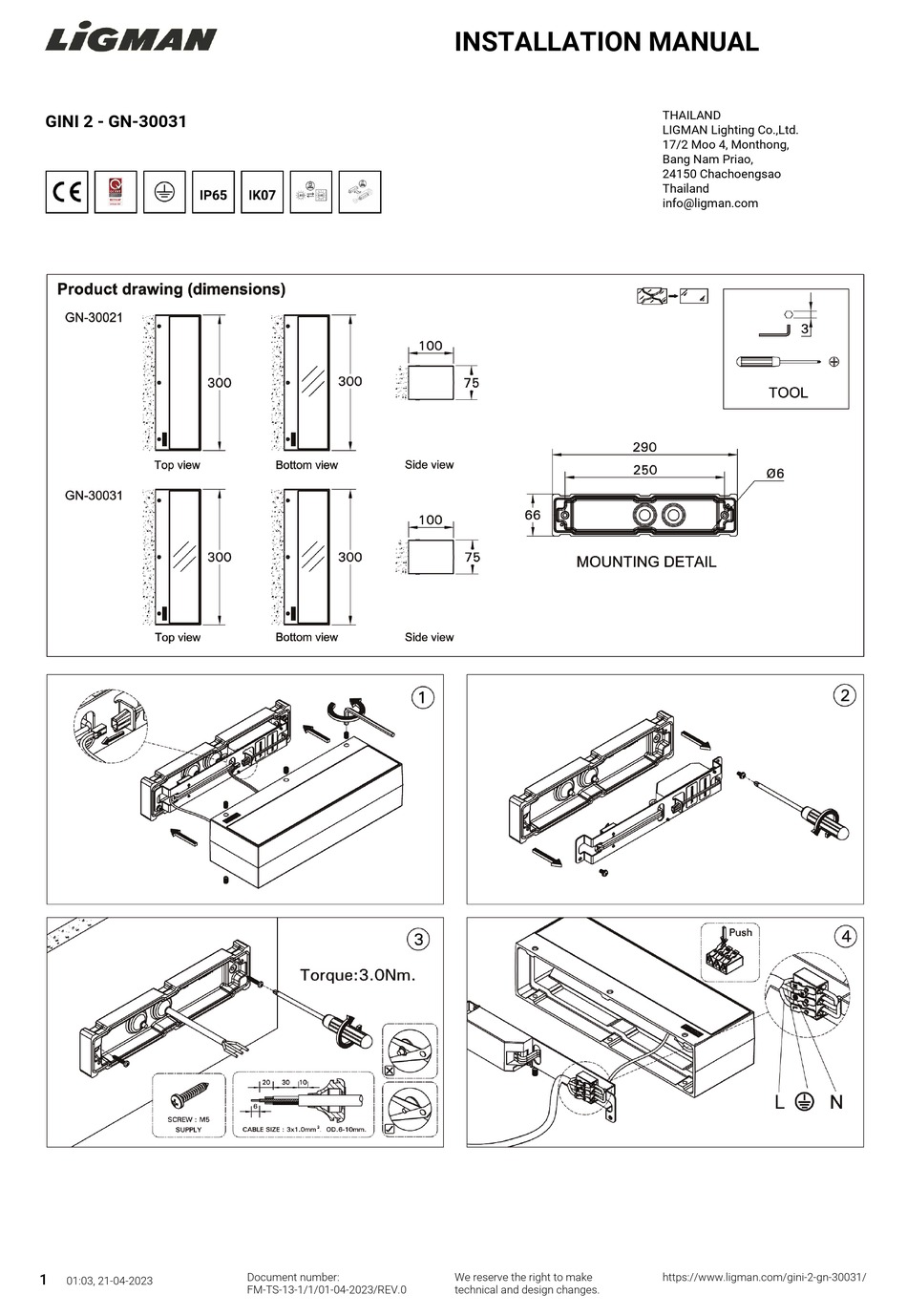 LIGMAN GINI 2 GN30031 INSTALLATION MANUAL Pdf Download ManualsLib