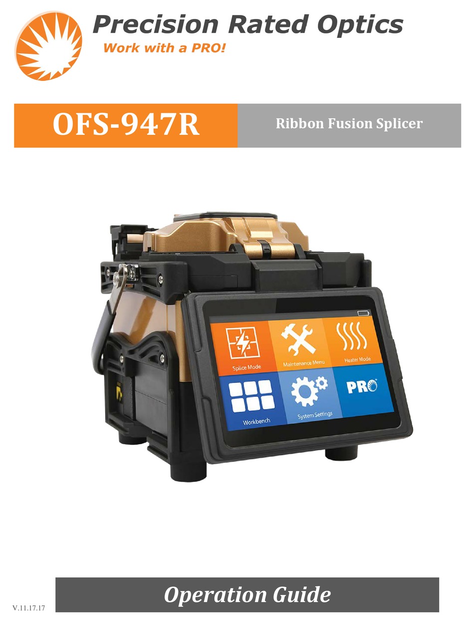 PRECISION RATED OPTICS OFS947R OPERATION MANUAL Pdf Download ManualsLib