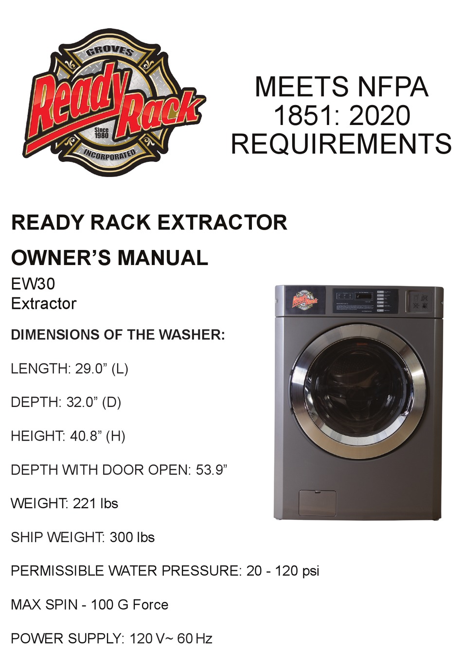 READY RACK EW30 OWNER'S MANUAL Pdf Download ManualsLib