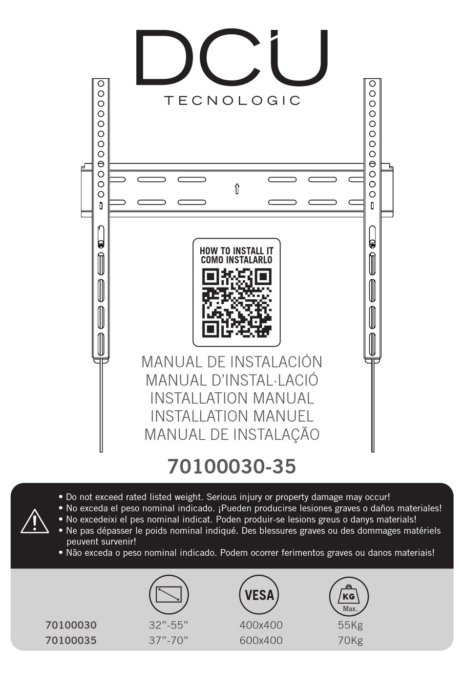 DCU TECNOLOGIC 70100030 INSTALLATION MANUAL Pdf Download ManualsLib