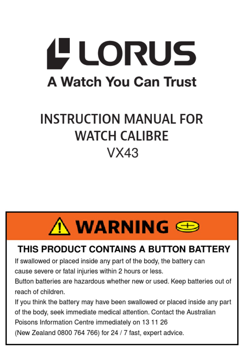 lorus-vx43-instruction-manual-pdf-download-manualslib