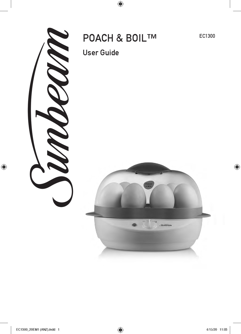 SUNBEAM 408793 USER MANUAL Pdf Download ManualsLib