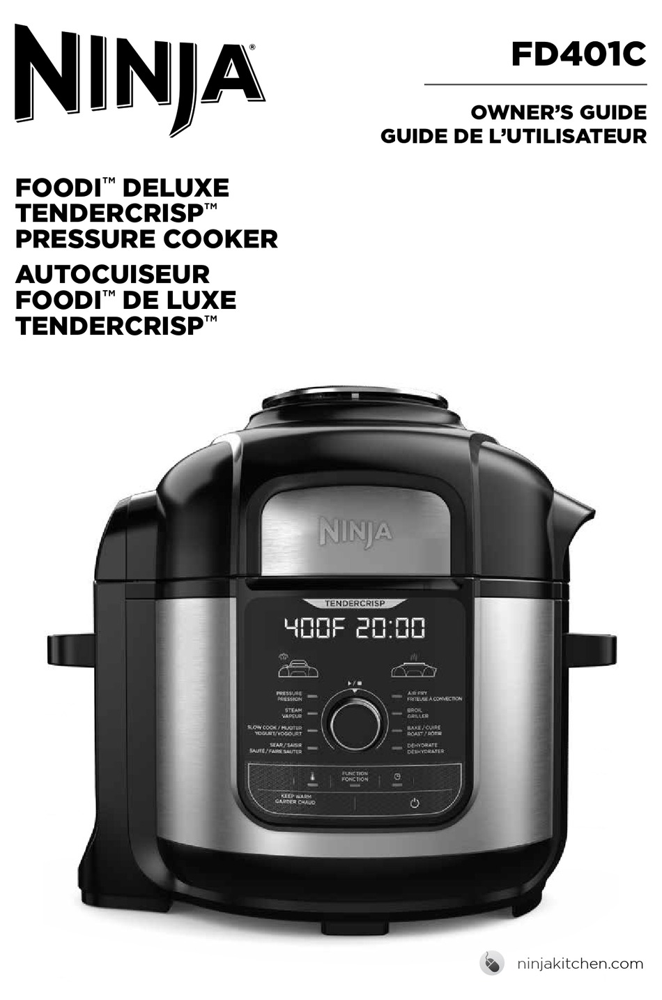 NINJA FOODI TENDERCRISP DELUXE OWNER'S MANUAL Pdf Download ManualsLib