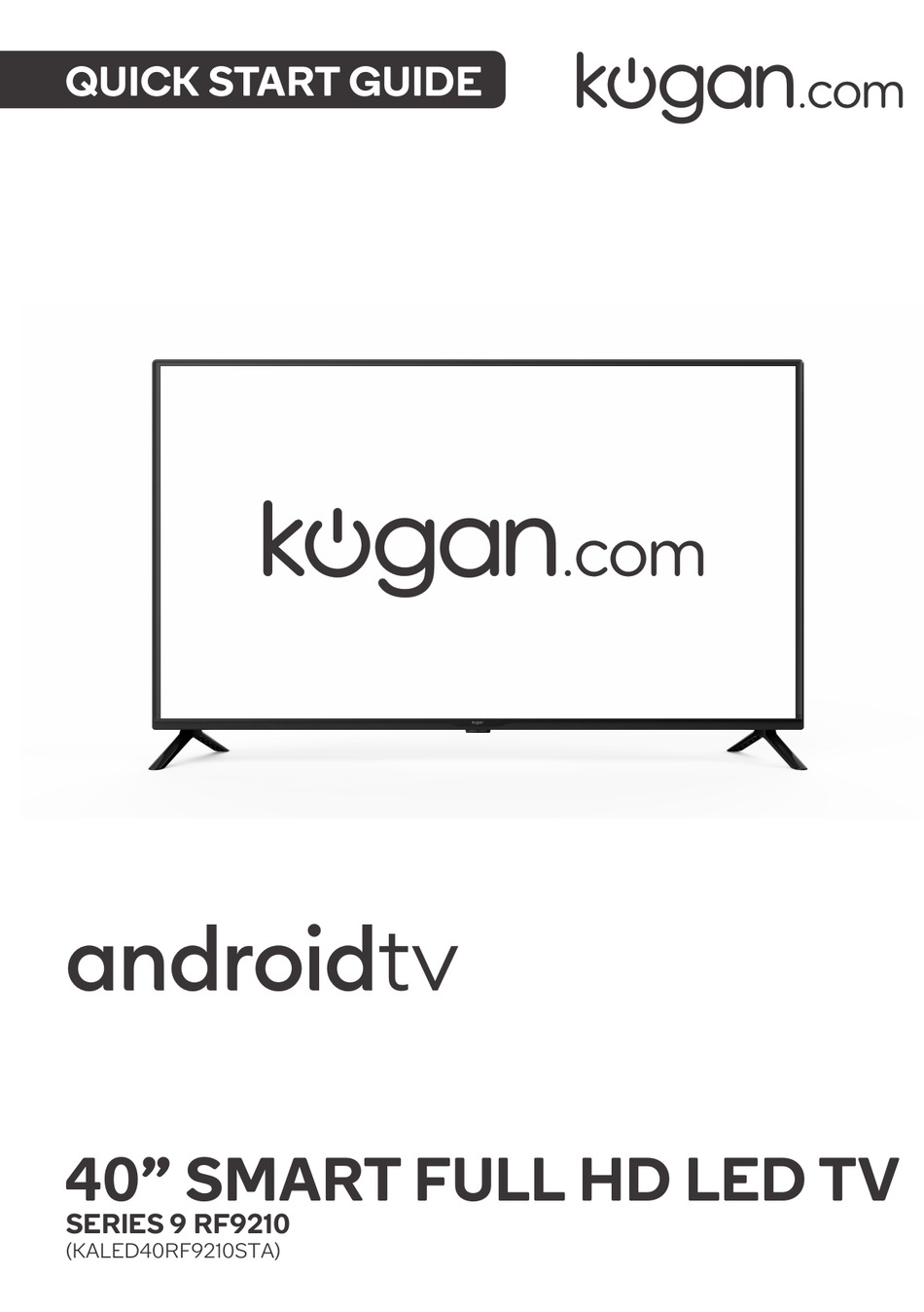 KOGAN 9 RF9210 SERIES QUICK START MANUAL Pdf Download ManualsLib