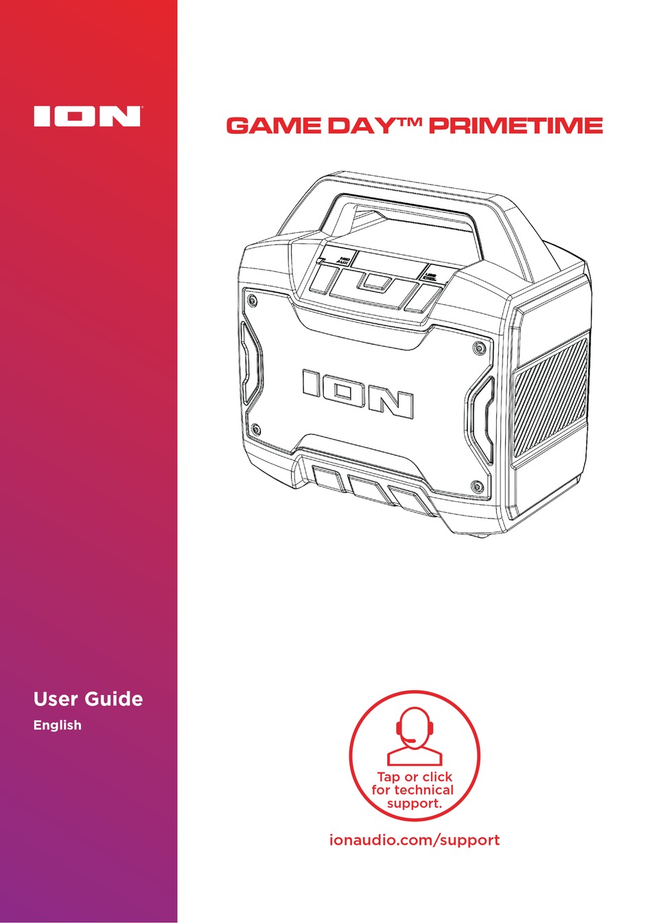 ION GAME DAY PRIMETIME USER MANUAL Pdf Download ManualsLib